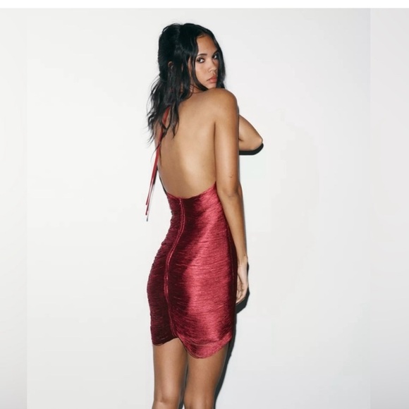 Zara Backless Red Dress - Picture 12 of 12